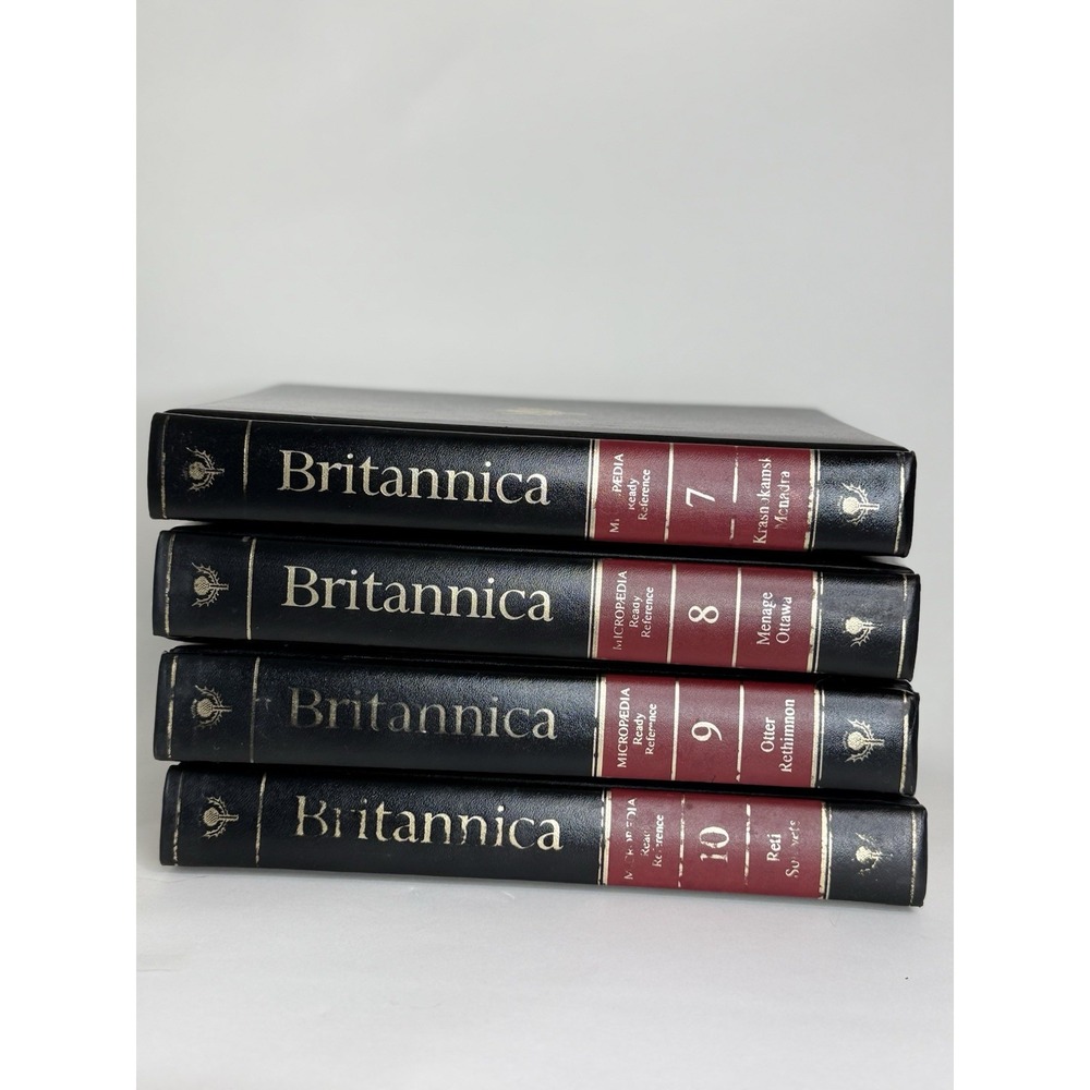 Encyclopaedia Britannica Macropaedia 1985, 15th Edition, Volume 7 ,8 , 9 And 10